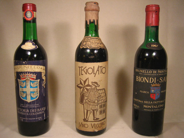 esempi di vini a denominazione toscani da Wikipedia
