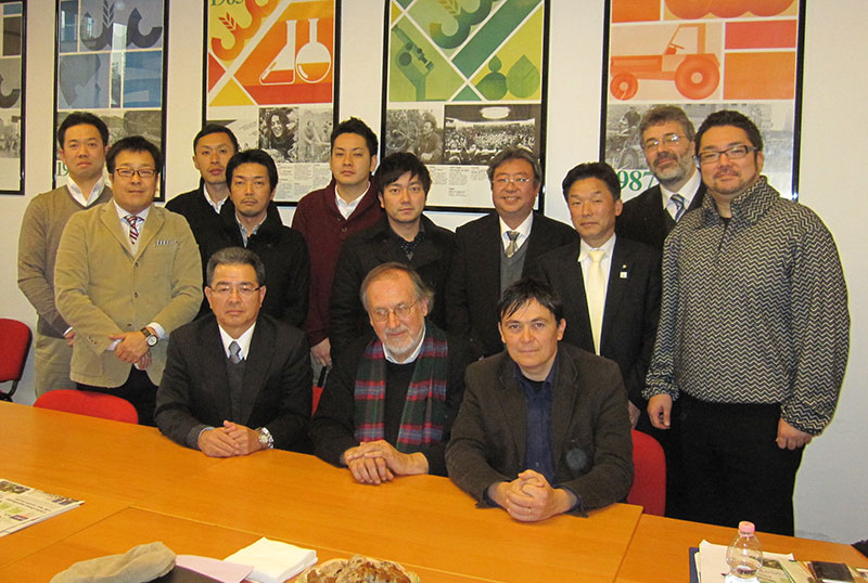 delegazione giapponese con presidente Turismo Verde Toscana
