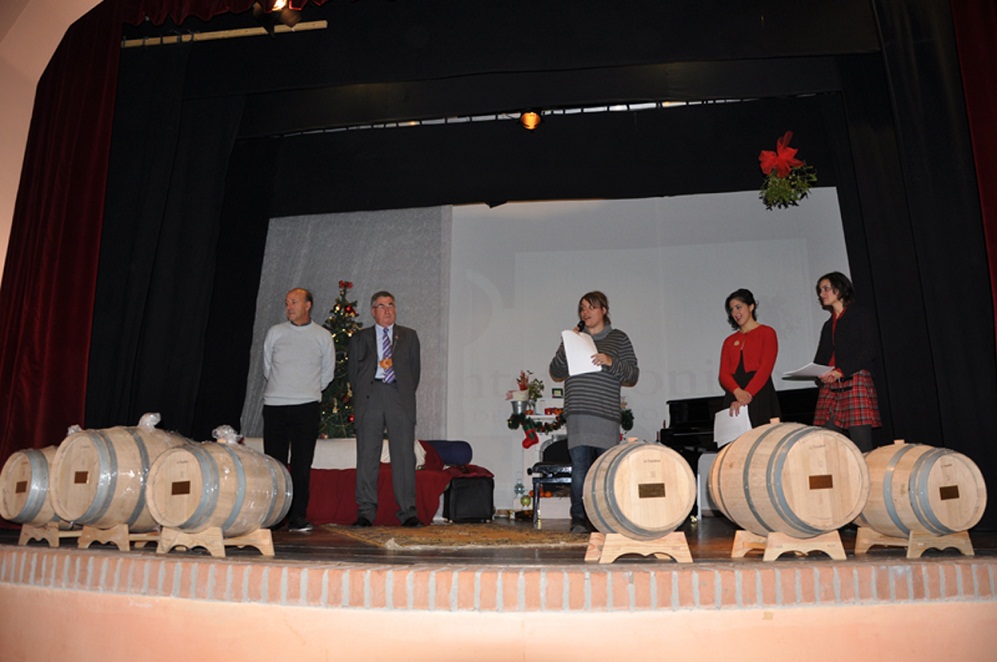 premiazione concorso Vin Santo fatto in casa a Torrita di Siena 9.12.2012