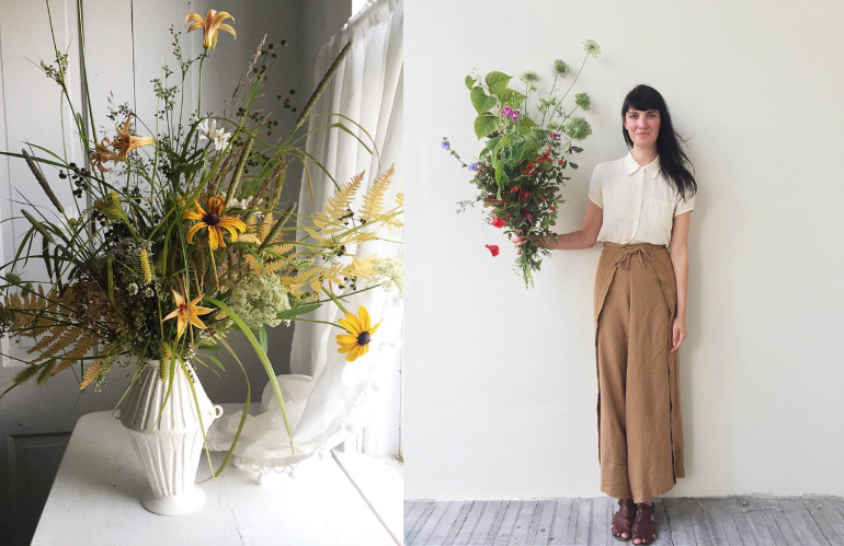 Copertina del libro 'On Flowers' di Amy Merrick