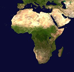 Africa satellite image