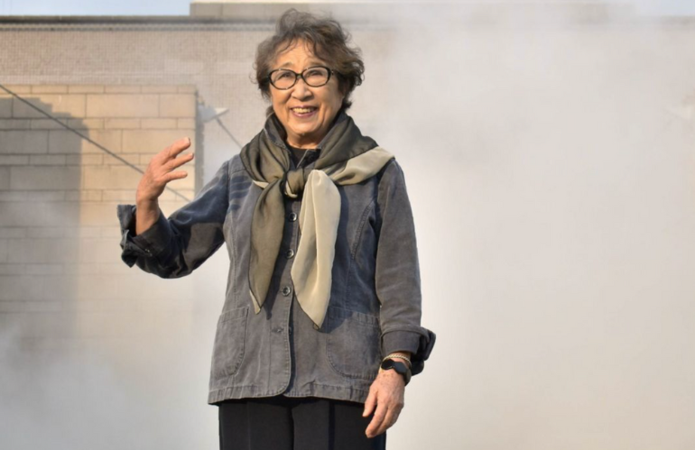 Installazione di Fujiko Nakaya in un museo internazionale