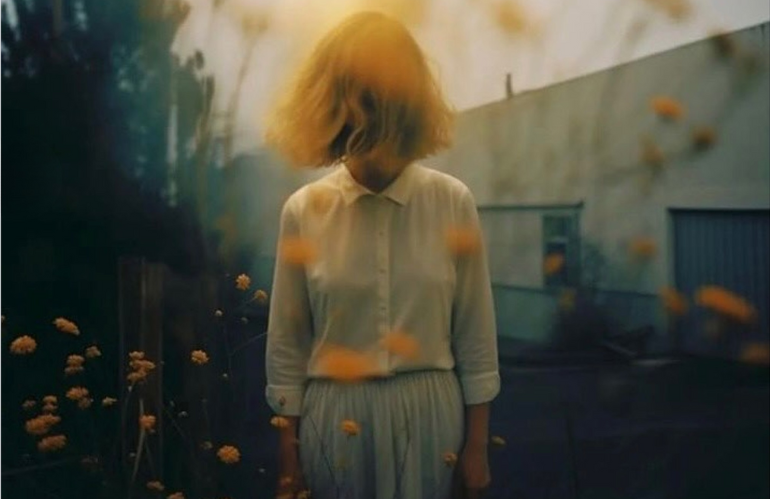 Interazione tra artista e AI nei lavori floreali