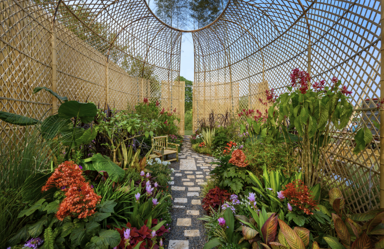 Giardino tropicale progettato da Lim In Chong