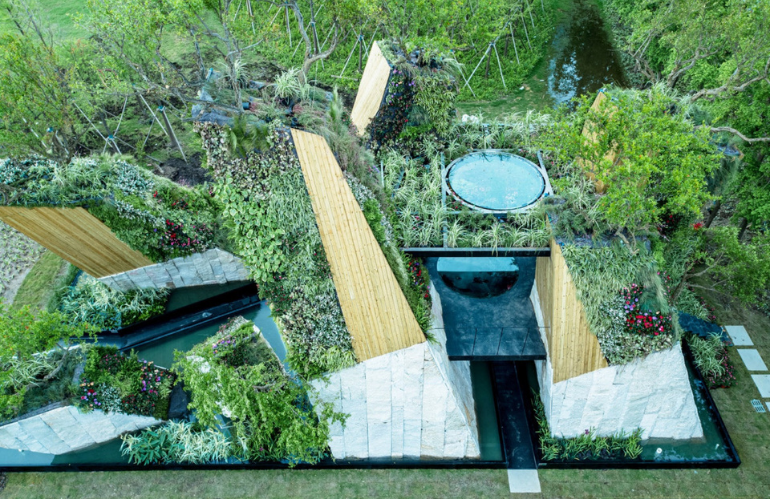 Shenzhen Bougainvillea Show 2020 - giardino reinterpretato da Lim