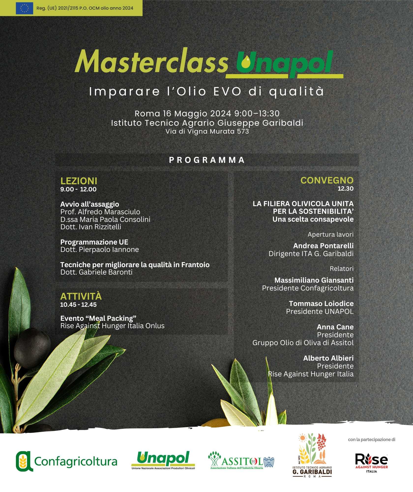 Locandina Masterclass e Convegno