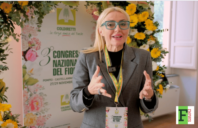 Dominga Cotarella durante il panel sull'agricoltura esperienziale