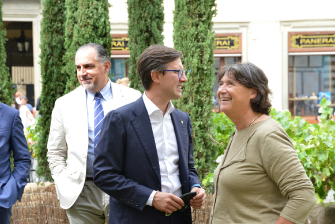 Inaugurazione delle installazioni Green al G20 di Firenze