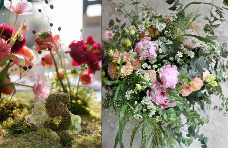 Esterno boutique Artemisia Fioristi sul Lungarno