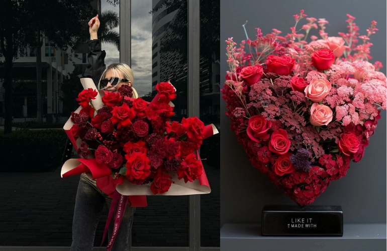 Dettaglio di floral arrangement espressivo per racconto emotivo