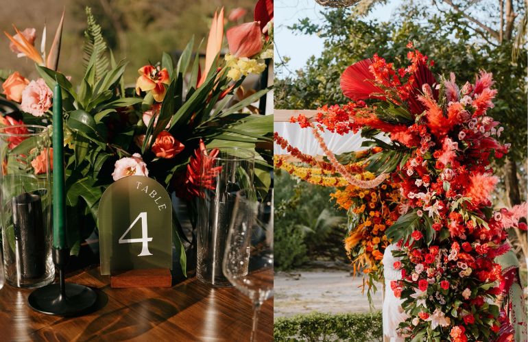 Fondatori Stylos y Flores con bouquet bianco a San José