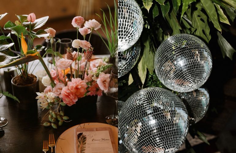 Cerimonia in spiaggia con fiori tropicali Stylos y Flores