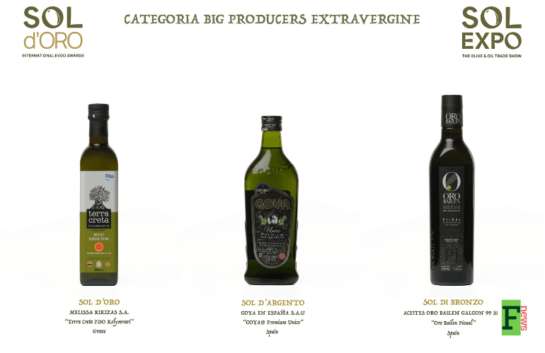 Sol d'Oro 2026 Big Producers Extravergine vincitori
