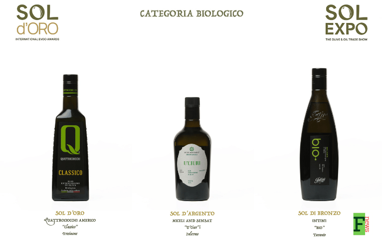 Sol d'Oro 2026 Categoria Biologico vincitori